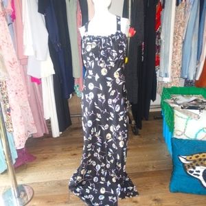 Beautiful floral mermaid dress NWT